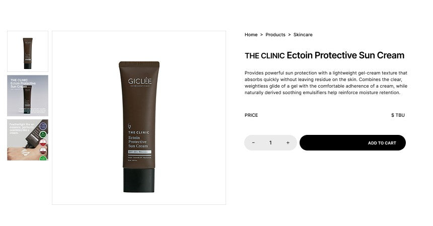 THE CLINIC Ectoin Protective Sun Cream